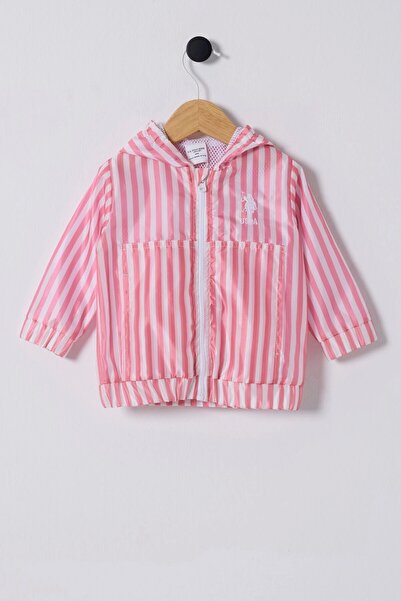 U.S. Polo Assn. U.S Polo Assn Baby Girl Raincoat - Pink