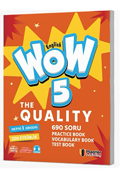 Fenomen Yayıncılık Fenomen Wow English 5. Sınıf The Quality Practice Book-Voc...