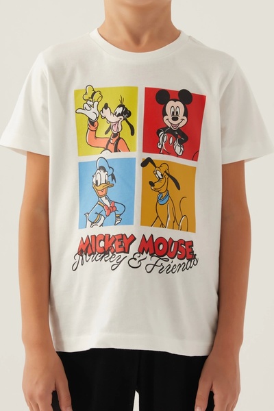 Mickey Mouse BOY'S DOUBLE SET - CREAM