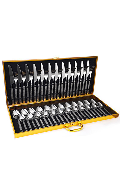 Trendy's 48-piece stainless steel cutlery set, TRENDY'S, luxury edition, chrome, TCM-42C