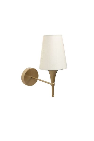 avizade Pilli Eskitme Kasa Beyaz Şapkalı Ledli Duvar Aplik-otel-ofis-salon-show Room-yatak Odası