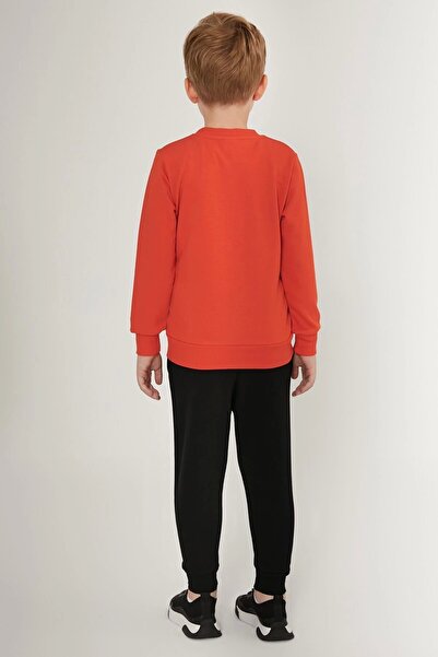 Rolypoly Boy's Orange Tracksuit Set