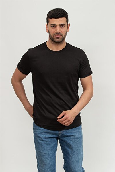 Calvin Klein Erkek Siyah Kısa Kollu Tişört