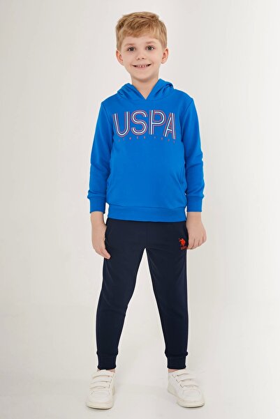 U.S. Polo Assn. ERKEK GARSON EŞOFMAN TAKIMI - COBALT