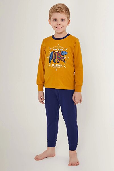 Rolypoly Αγόρι Διπλό Σετ - Dark Mustard