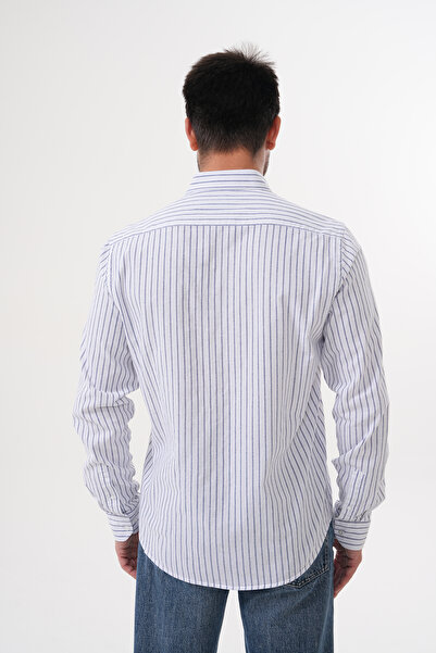 Catto Peak Чоловіча сорочка в смужку, 100% бавовна, прямий крій