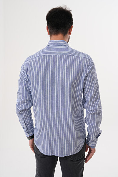 Catto Peak Чоловіча сорочка в смужку, 100% бавовна, прямий крій