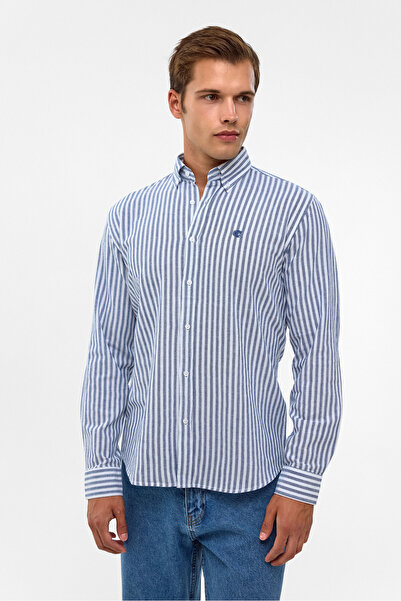 Catto Peak Чоловіча сорочка в смужку, 100% бавовна, регулярна