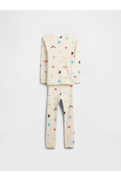 GAP Bebek Krem Organik Pamuk Pijama Takımı