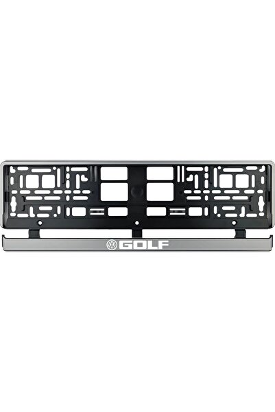 OEM Set 2 bucati, suport numar inmatriculare argintiu Golf