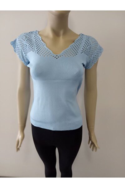 URUMDAY Kafes (Ajurlu) V Yaka Atlet Bluz