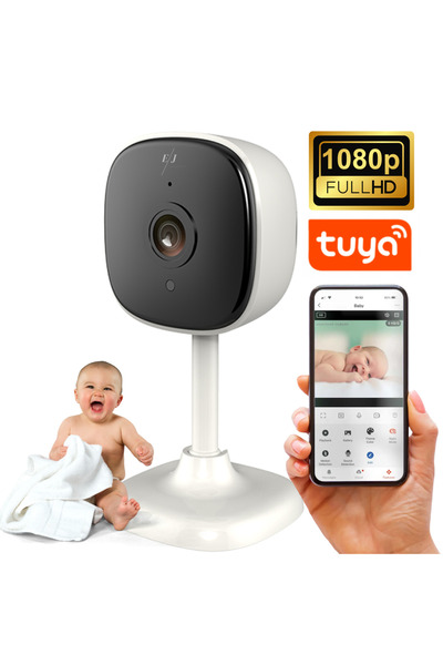 Spionescu WiFi baby/child surveillance camera, HD, night vision, 135° angle, motion sensor - MK-K258