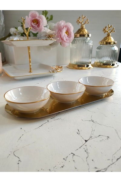 REGNA HOME Fine Living Trio Bowl Set -4 Pieces