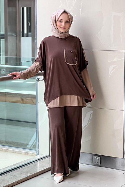 Ghisa Two Piece Tunic Pants 3 Piece Set