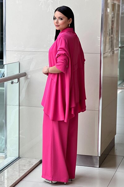 Ghisa Double Button Detailed Shirt Pant Suit