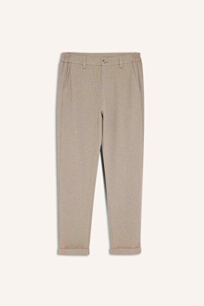 DeFacto Jogger Fit Short Leg Combed Cotton Trousers F0407Ax25Au