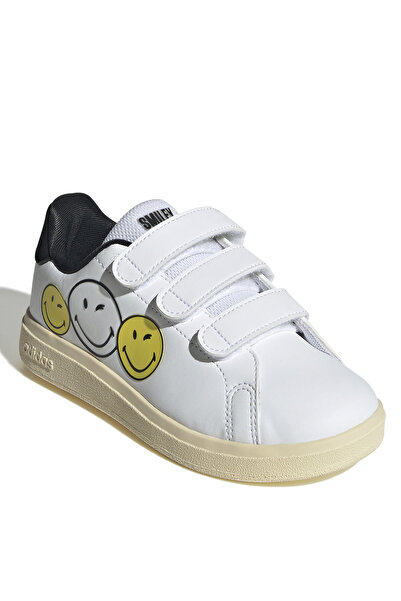 adidas ADVANTAGE SMILEY CF FTWHT/BYELLO/CBLACK