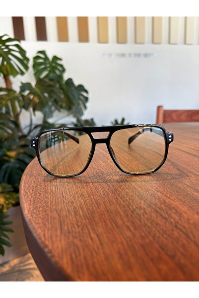 funeyes Colmar Double Bridge Light Yellow Glass Trend Model Unisex Sunglasses 50 20 148