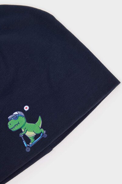 DeFacto Boy's Printed Cotton Beret F2400A825Sm
