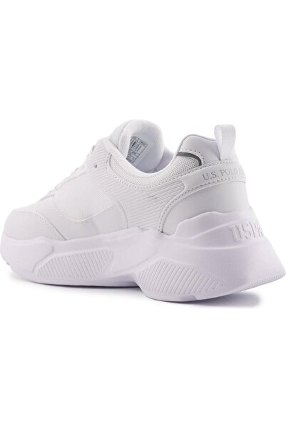 U.S. Polo Assn. U.S.POLO ASSN VIOLET 3PR BEYAZ COMFORT CASUAL GÜNLÜK SPOR AYAKKABISI