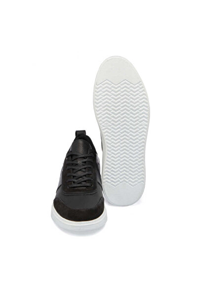 Tergan Siyah Hakiki Deri Erkek Sneaker - E24I1AY56842-A23