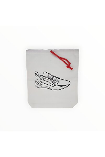 MoyBag Spor Ayakkabı Baskılı Ham Bez Kese Çanta Bavul Düzenleyici Organizer Seyahat Kesesi