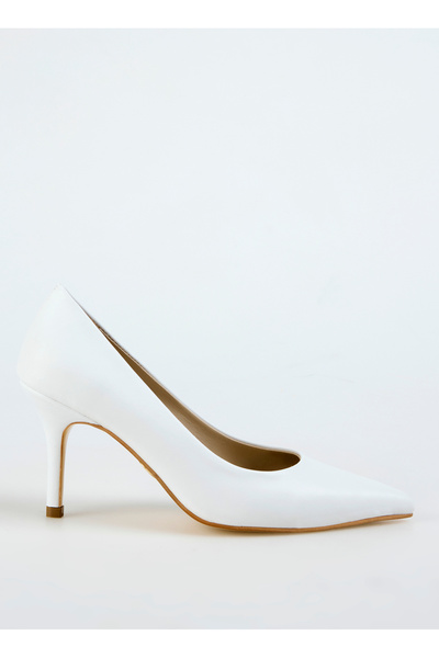Fabrika Beyaz Kadın Topuklu Ayakkabı AUBER