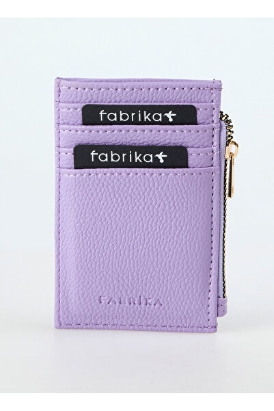 Fabrika Mor Kadın Kartlık Frk 522 Flt Deri Mor