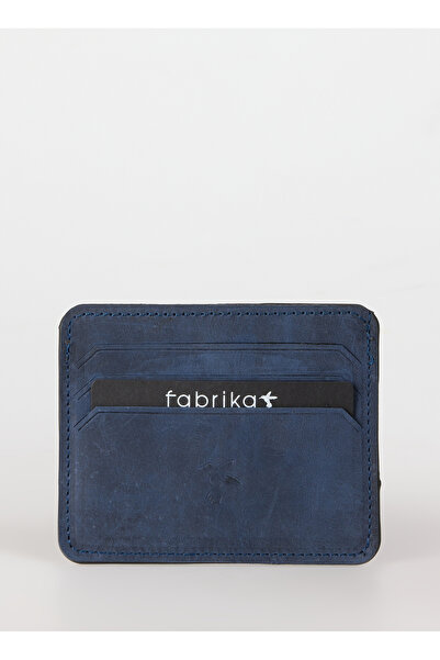 Fabrika Lacivert Erkek Deri Kartlık Frk 350 Crayz