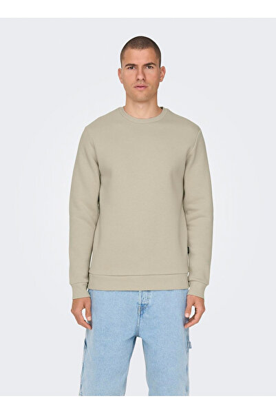 Only & Sons Sweatshirt mit Rundhalsausschnitt