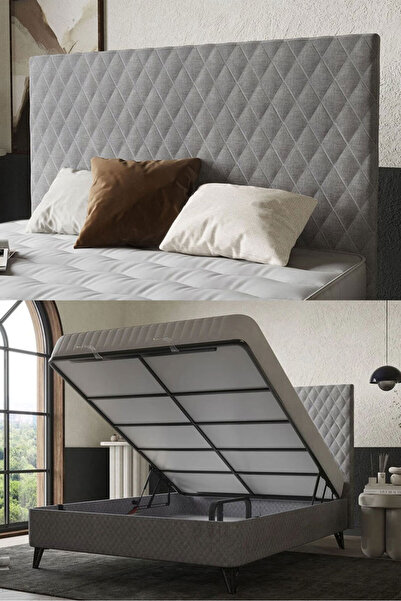 MODAMED Pro İkili Set, Tek Kişilik Baza Başlık Seti, Yatak Seti (Baza+Başlık)