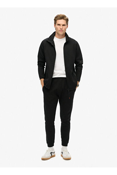 SUPERDRY Dik Yaka Siyah Sweatshırt M2013742A02A_TECH LOGO LOOSE TRACKT