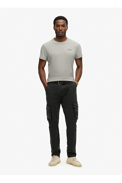 SUPERDRY Normal Paça Siyah Erkek Kargo Pantolon M7011132AAFB_CORE CARGO PANT