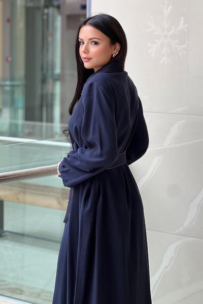 Nuss Varak Piping Detailed Dress