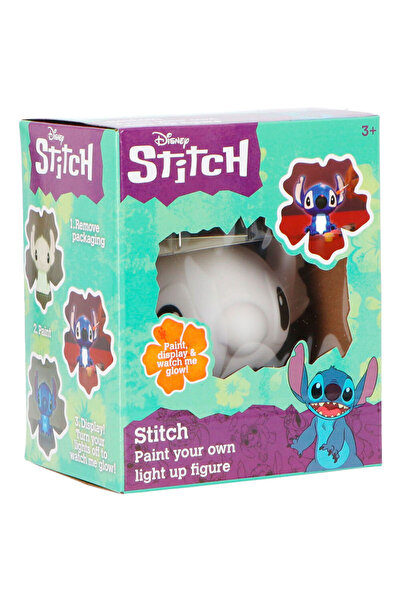 Disney Figurina de colorat cu Lumini RGB, Lilo & Stitch, Stitch 13x12cm si 1 Sticker