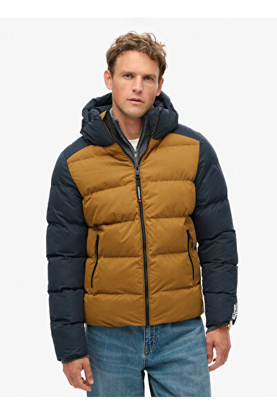 SUPERDRY Lacivert Erkek Mont M5011903A4BJ_HOOD COLOUR BLOCK SPOR