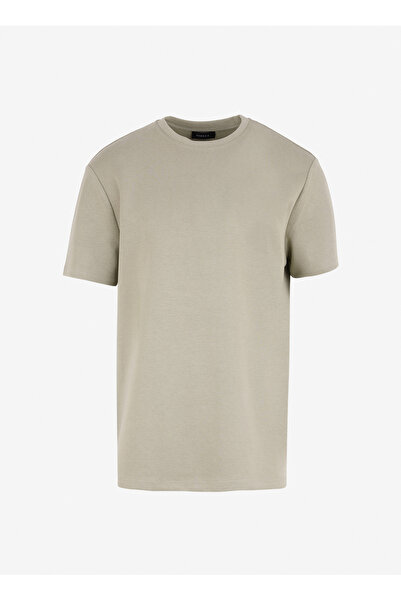 Fabrika Açık Yeşil Erkek Relaxed Düz T-Shirt F4SM-TST 0426