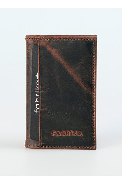Fabrika Kahve Erkek 6x9x2 cm Deri Cüzdan Frk 355 Crayz