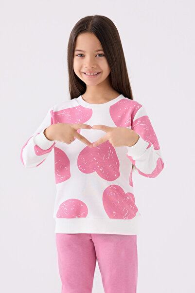Rolypoly Girl's Pink Tracksuit Set