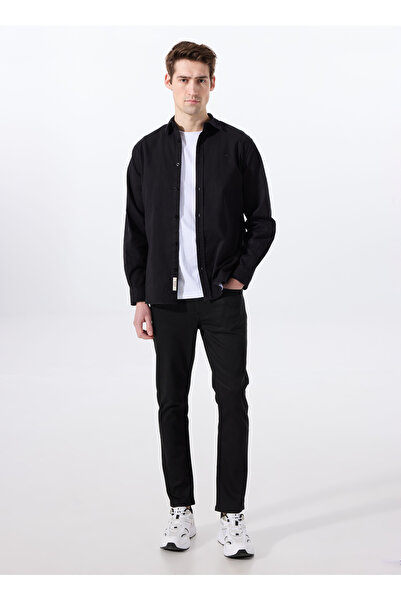 Mustang Normal Bel Slim Fit Siyah Erkek Denim Pantolon Vegas Slim - 1303