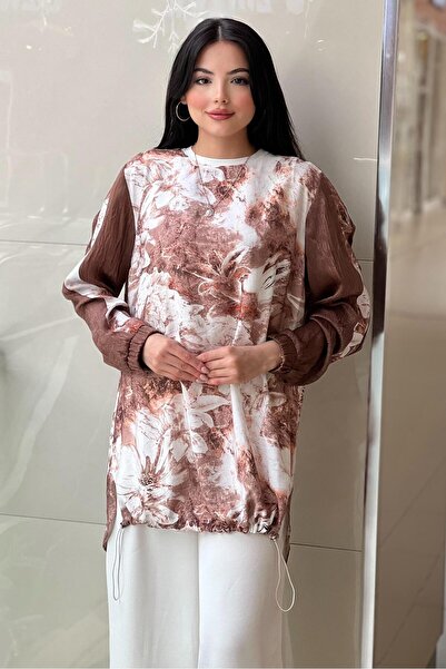 FUAT GÜRSEN Фуат Гюршен Туніка з принтом і стопером на подолі