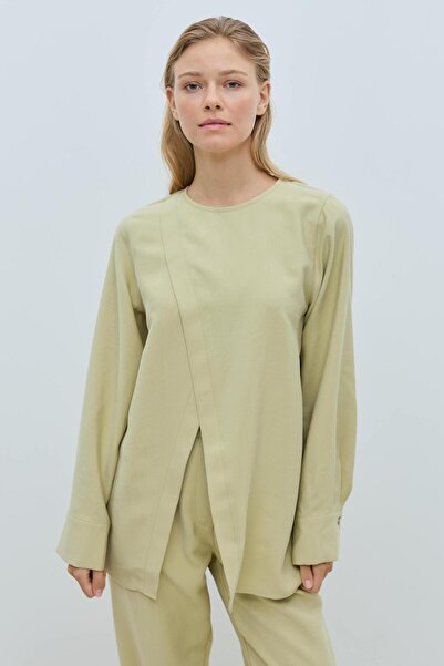 Mahal بلوزة بود ذات قصة غير متماثلة