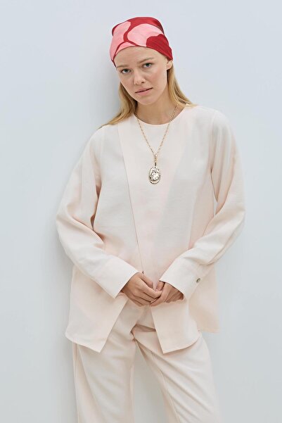 Mahal Bluză asimetrică Bood croială