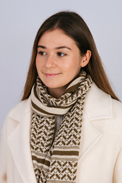 Sebir Moda Ethnic Patterned Knitwear Scarf