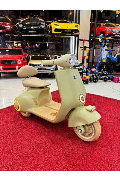 oyuncak sepetim Vespa akülü motorsiklet (2-5 yaş)