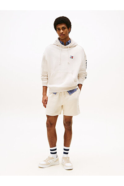 Tommy Hilfiger Erkek Bej Kapüşonlu Üst