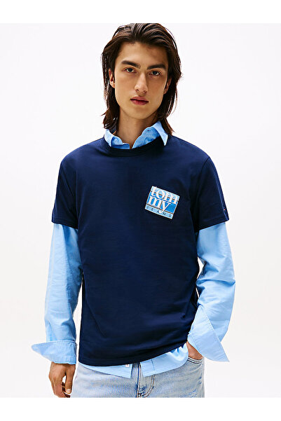 Tommy Hilfiger Men's blue s/s t-shirt