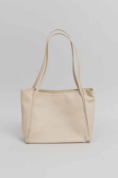 Nova Cream Women's Shoulder Bag – Large Capacity, Stylish and Suitable for Everyday Use