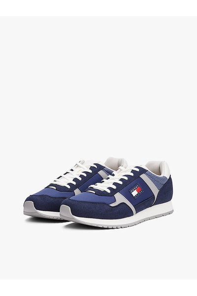 Tommy Hilfiger Erkek Mavi Sneaker