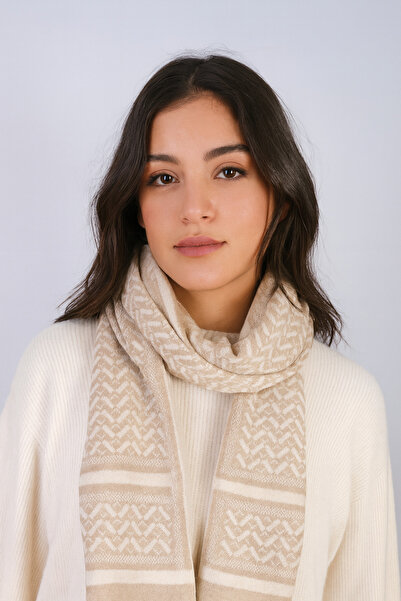 Sebir Moda Ethnic Patterned Knitwear Scarf